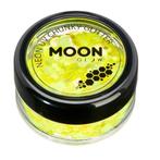 Moon Glow Neon UV Chunky Glitter Yellow 3g, Verzenden