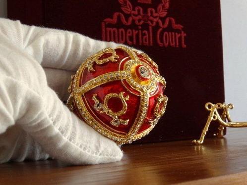 Œuf Fabergé - Imperial Faberge Egg - Émail, Antiek en Kunst, Curiosa en Brocante