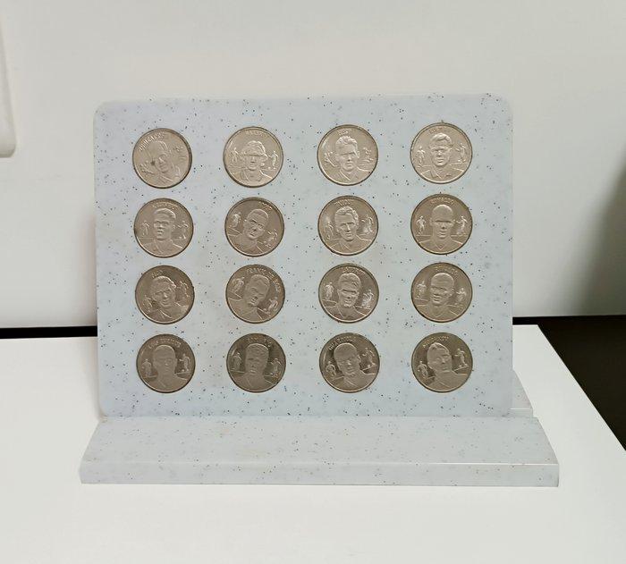 FC Barcelona - Volledige collectie Zilveren munten FC, Verzamelen, Overige Verzamelen