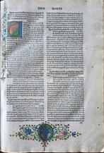 TITUS LIVIUS- Magnificent illuminated Incunable - La Quarta