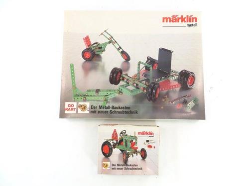 Märklin - Speelgoed 1030 Tractor & 1084 Go-Kart Construction, Antiquités & Art, Antiquités | Jouets