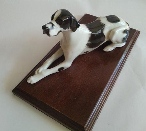 Lomonosov Porcelain Factory - Sculpture de chien pointeur -, Antiquités & Art, Antiquités | Verre & Cristal