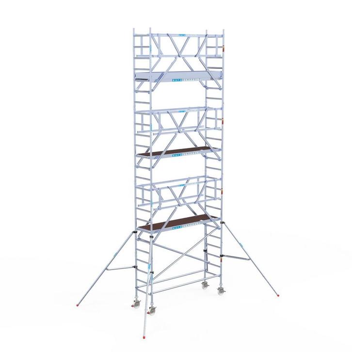 Rolsteiger Professional 75x250 8,2m werkhoogte vrijstaand, Doe-het-zelf en Bouw, Steigers, Rolsteiger of Kamersteiger, Nieuw, 5 meter of hoger