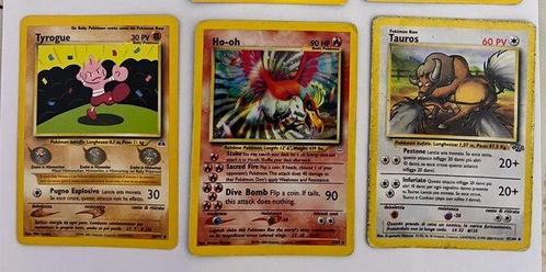 Pokémon - 9 Card - Ho-Oh, Houndour, Tauros, Teddiursa,, Hobby en Vrije tijd, Verzamelkaartspellen | Pokémon