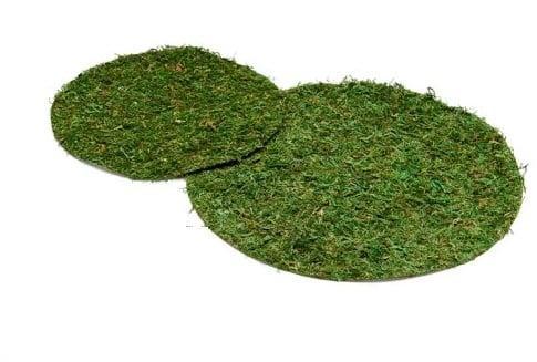 Mosmat asia mos placemat kunstmos rond 58 cm per stuk rechts, Huis en Inrichting, Woonaccessoires | Kunstplanten en Kunstbloemen