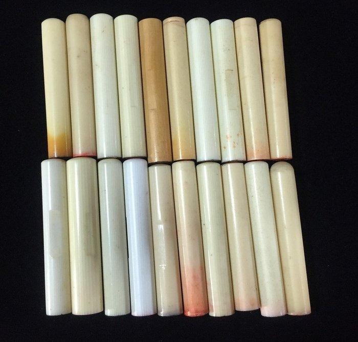 Japanese - Beeld, Set of 324 / Kanji Stamp / Japanese, Antiek en Kunst, Antiek | Speelgoed