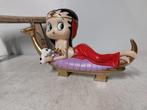 Beeld, Betty Boop listen to the radio - 18 cm - polyresin, Antiek en Kunst