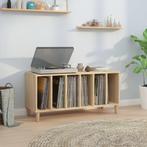 vidaXL Platenkast 100x38x48 cm bewerkt hout sonoma, Huis en Inrichting, Verzenden, Nieuw