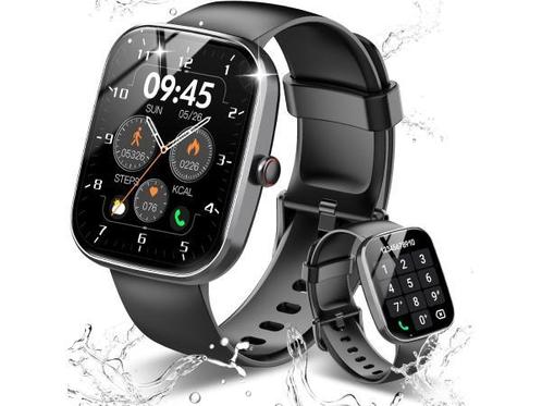 Veiling - Smartwatch 1,94 inch Touch - 110+ sportmodi - stap, Handtassen en Accessoires, Smartwatches