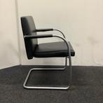 Vitra Visasoft Visavis vergaderstoelen, zwart leder - metaal, Maison & Meubles, Chaises