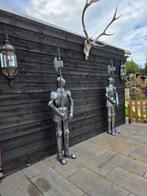 Beeld, Set XL Knights - 204 cm - Metaal, Antiek en Kunst