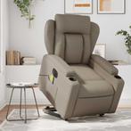 vidaXL Sta-op-massagestoel elektrisch kunstleer, Huis en Inrichting, Fauteuils, Verzenden, Nieuw