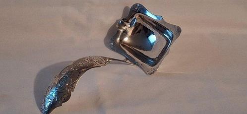 Lepel - Antieke Biedermeier Zilveren Jus lepel  jrl. S =, Antiek en Kunst, Antiek | Zilver en Goud