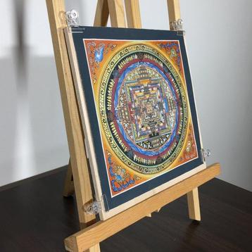 Refined Painting of Tibetan Tradition - Mandala Kalachakra -