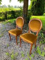 Stoel (2) - Hout - Médaillon Louis XVI