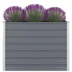vidaXL Plantenbak verhoogd 100x100x77 cm gegalvaniseerd, Tuin en Terras, Verzenden, Nieuw
