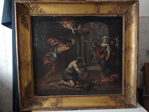 Nicola Vaccaro (1640-1709) e Bottega - La decollazione del, Antiek en Kunst, Kunst | Schilderijen | Klassiek
