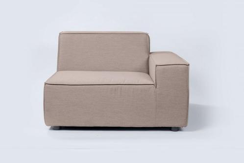 Flow. Cube eindelement links taupe chiné |, Tuin en Terras, Tuinsets en Loungesets