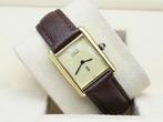 Cartier Tank Vermeil Year 1990s (Box), Ophalen of Verzenden, Polshorloge