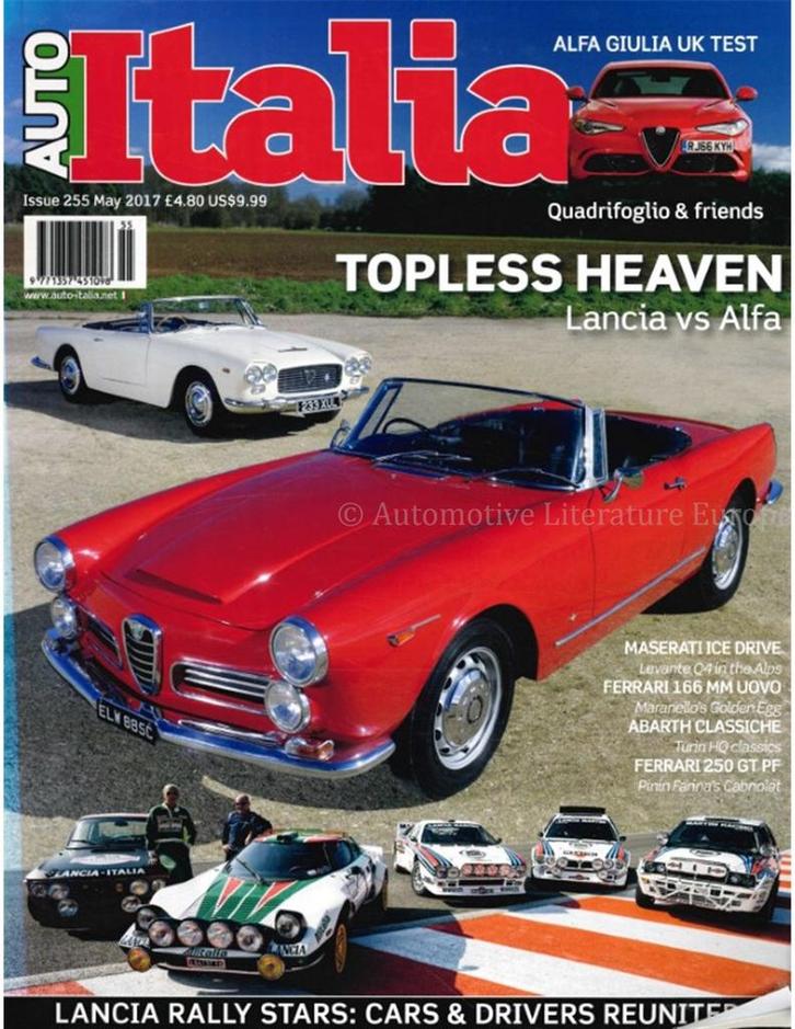 2017 AUTO ITALIA MAGAZINE 255 ENGELS, Boeken, Auto's | Folders en Tijdschriften