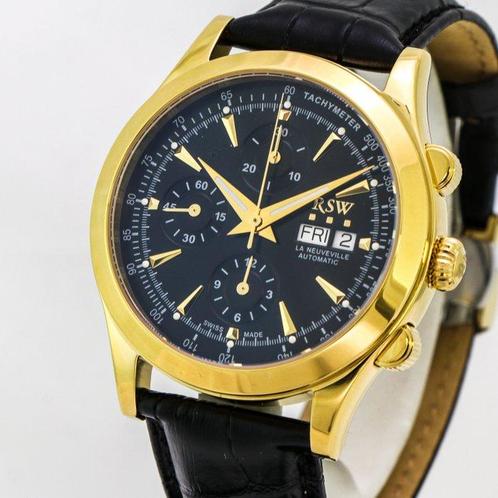 RSW - La Neuveville Valjoux automatic - RSWA129-GL-3 - Homme, Handtassen en Accessoires, Horloges | Heren