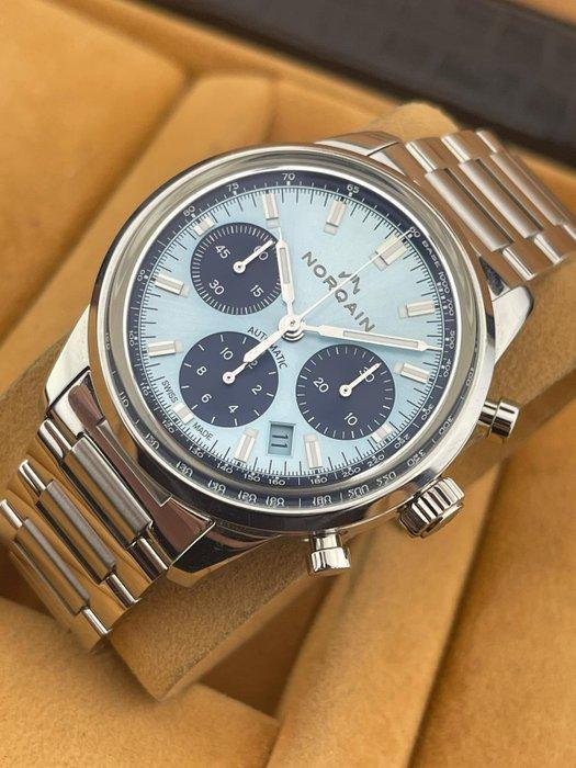 Norqain - Freedom 60 Chrono ice Blue - N2201 - Heren - 2020+, Handtassen en Accessoires, Horloges | Heren