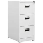 vidaXL Archiefkast 46x62x102,5 cm staal lichtgrijs, Huis en Inrichting, Verzenden, Nieuw
