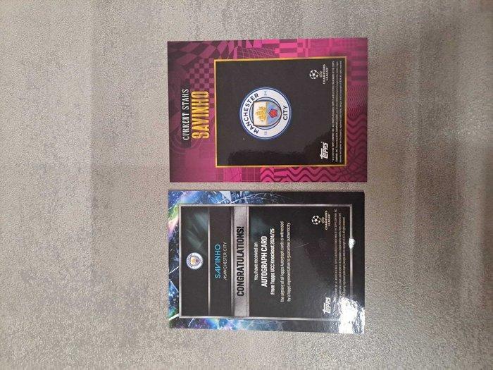 2024/25 Topps Topps UCC Knockout 2024/25 Savinho /49 & /7, Verzamelen, Stickers