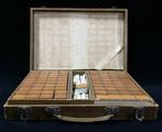 Japanese - Beeld, Japanese Vintage Mahjong Tiles / Bamboo -, Antiek en Kunst