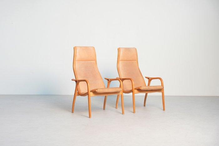 Swedese - Yngve Ekström - Fauteuil (2) - essenhout, Antiek en Kunst, Kunst | Designobjecten