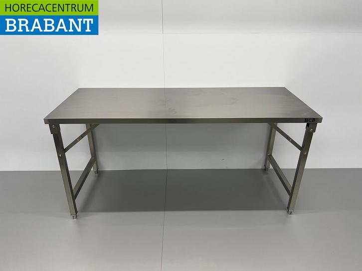 HCB RVS Inklapbare Werktafel Tafel 180 x 70 x 85 cm Horeca, Zakelijke goederen, Horeca | Meubilair en Inrichting, Ophalen of Verzenden