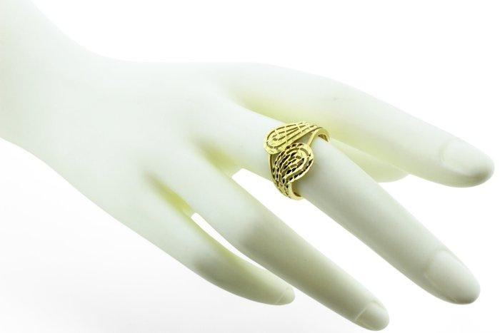 Ring - 18 karaat Geel goud, Handtassen en Accessoires, Ringen