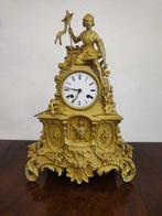 Slingerklok - - Verguld brons - 1800-1850, Antiek en Kunst