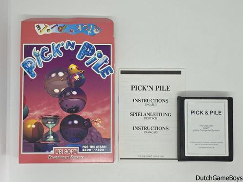 Atari 2600 - Ubisoft - Pick N Pile, Games en Spelcomputers, Spelcomputers | Atari, Gebruikt, Verzenden
