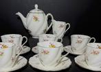 Coalport - Theeservies - Bouquet - Beenderporselein, Antiek en Kunst