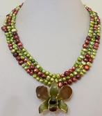 Collier exclusif, en perles de Rio Barroca bicolores avec
