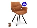 Veiling - Eetkamerstoel Vini (set van 36) microleder - cogna, Huis en Inrichting, Stoelen, Nieuw