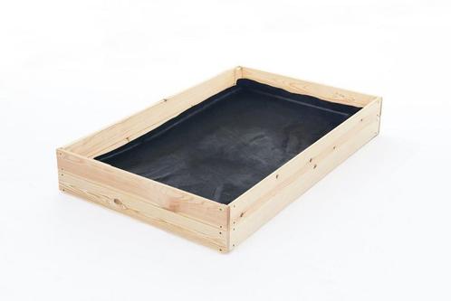 Moestuinbak voor eigen groenten en kruiden - 140x120x18 c..., Tuin en Terras, Kweekspullen, Nieuw, Kweekbak, Ophalen of Verzenden