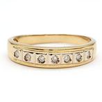 Ring - Geel goud  0.14ct. Diamant, Bijoux, Sacs & Beauté