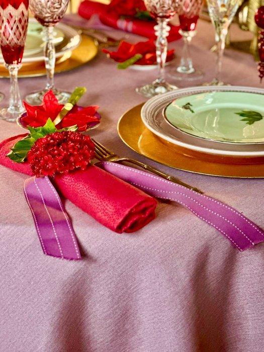 Witte rokken Franse voor brede tafels. 270 x 180 cm. Linnen, Antiek en Kunst, Antiek | Tapijten, Tafelkleden en Textiel