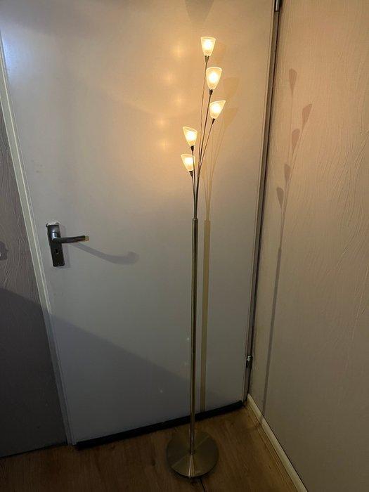 Jan des Bouvrie - Staande lamp - Metaal, Glas, Antiek en Kunst, Antiek | Meubels | Stoelen en Sofa's