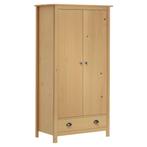 vidaXL Kledingkast Hill 2 deuren 89x50x170 cm massief, Verzenden, Nieuw