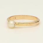 Ring - 18 karaat Geel goud Parel, Nieuw