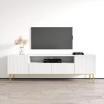 Tv-meubel Modern design 190x45,5x60,5 cm Wit, Verzenden
