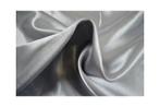 15 meter satijn stof - Zilvergrijs - 100% polyester, Hobby en Vrije tijd, Stoffen en Lappen, 200 cm of meer, Nieuw, Grijs, Satijn of Zijde