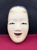 Noh masker - Hout, houten gebeeldhouwde Noh-masker -