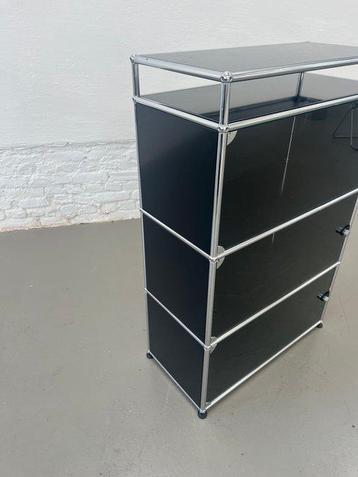 USM Haller - Fritz Haller - Buffet - Chrome, Verre beschikbaar voor biedingen