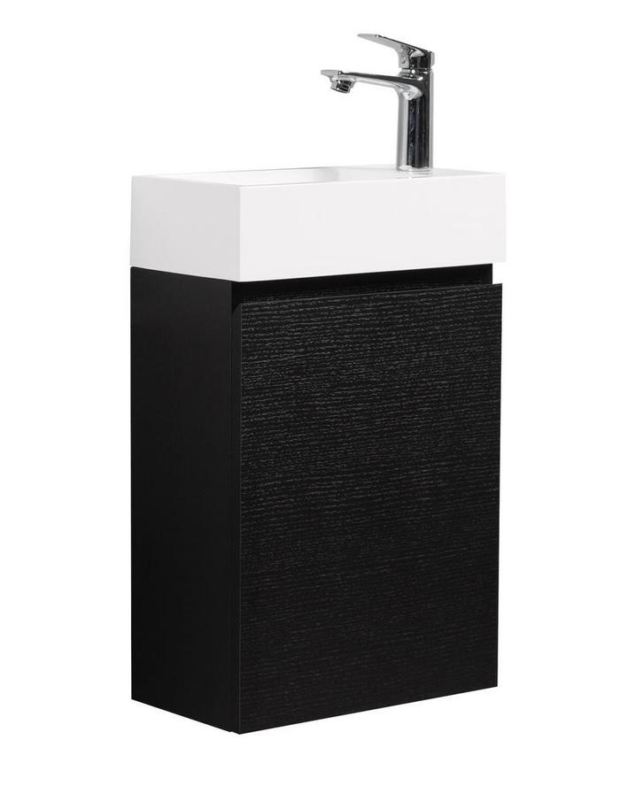Toiletmeubel Angela 40 x 22 cm Zwart Fonteinmeubel, Doe-het-zelf en Bouw, Sanitair, Nieuw, Verzenden