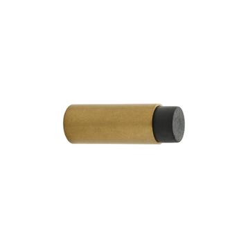 Deurstopper wandmontage 60x22mm getrommeld messing beschikbaar voor biedingen