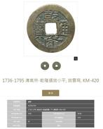 Chine, dynastie Qing. Qianlong Emperor. 1 Cash 1736-1850 ( 3